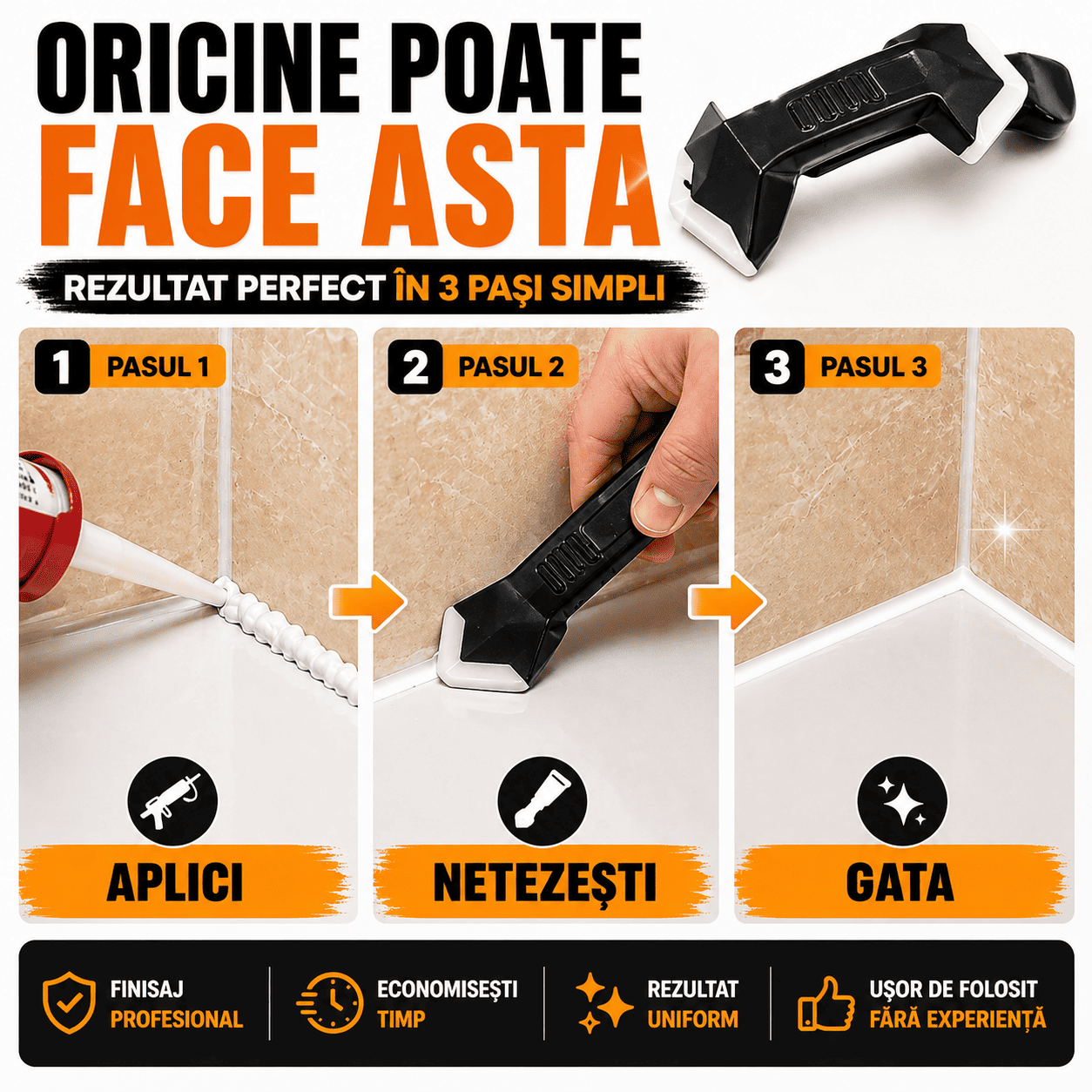EasySeal™ – Unealtă pentru silicon