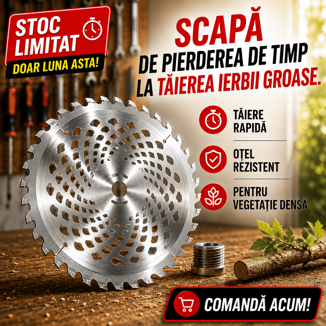 Disc Vidia 40 Dinți - 255 x 25.4 x 40T