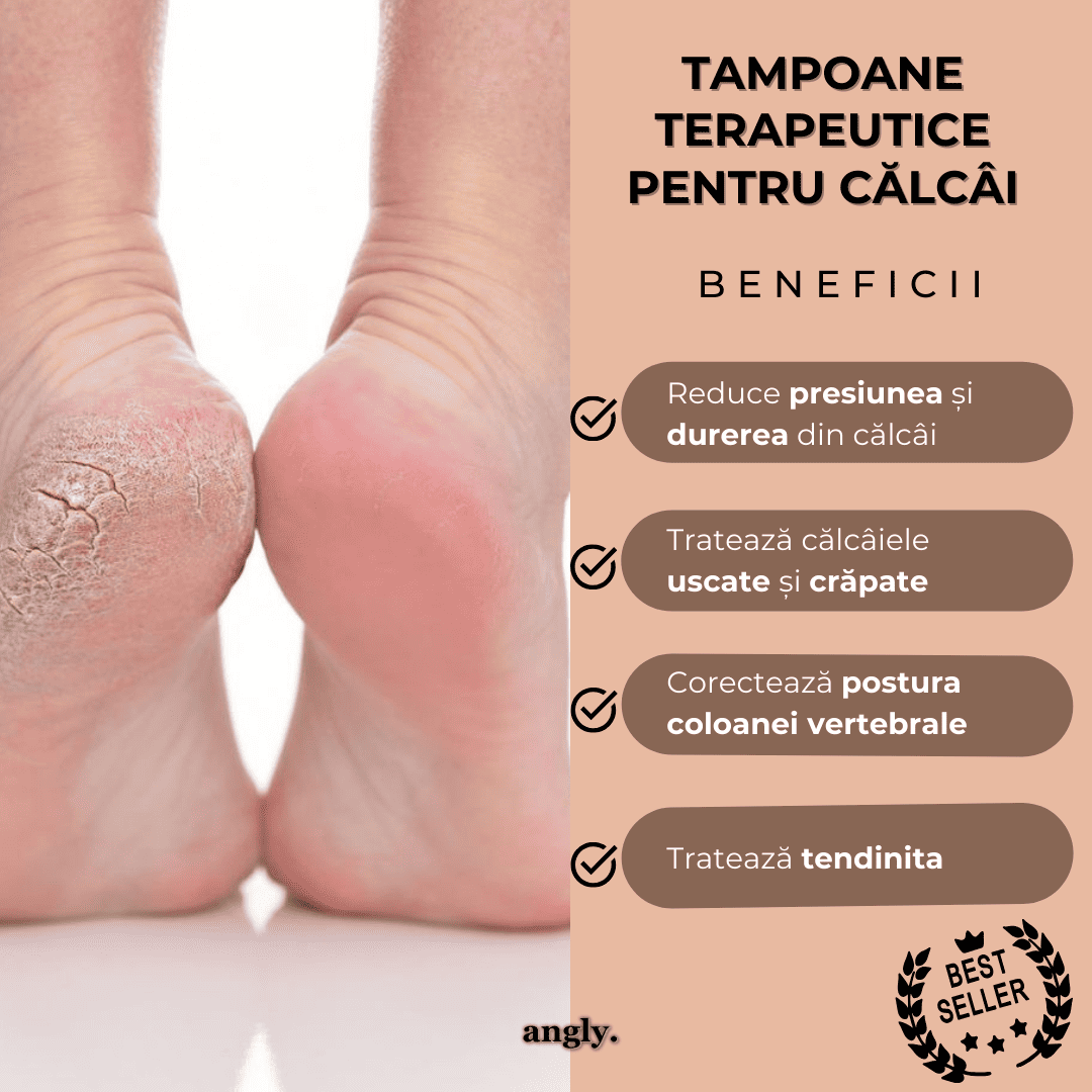 Talonete terapeutice pentru călcâie - CloudHeel™