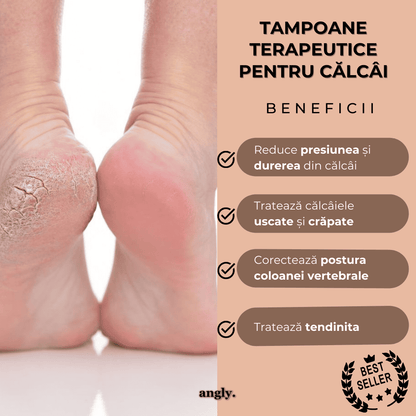 Talonete terapeutice pentru călcâie - CloudHeel™