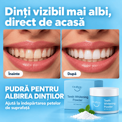 Pudră pentru Albirea și Curățarea Dinților