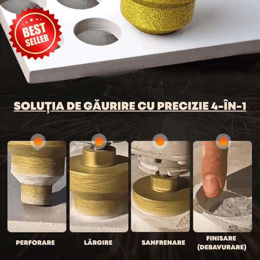 Burghiu treptat cu diamant M14 - ChamferX™