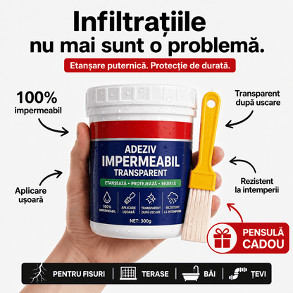 Adeziv Impermeabil Transparent – 300g