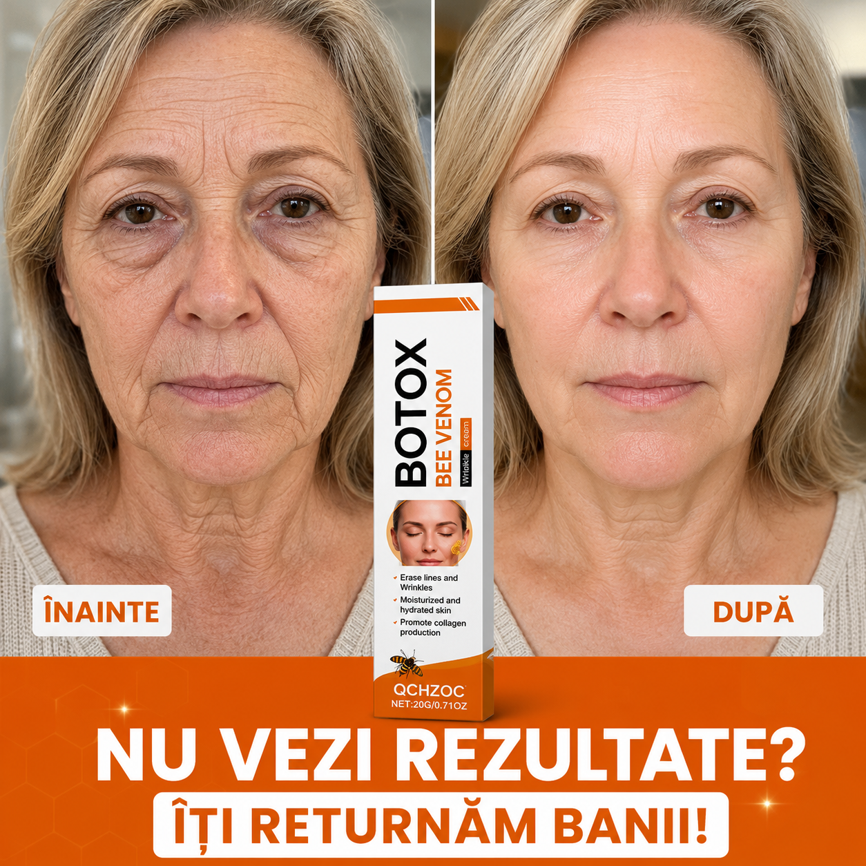 Cremă pentru Cearcăne și Riduri cu Efect Instant