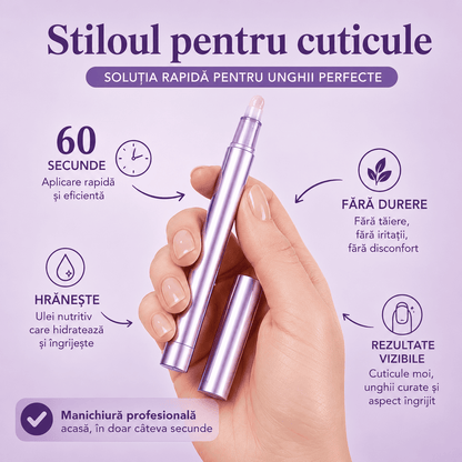 Stilou Ceramic 3 în 1 pentru Îngrijirea Cuticulelor
