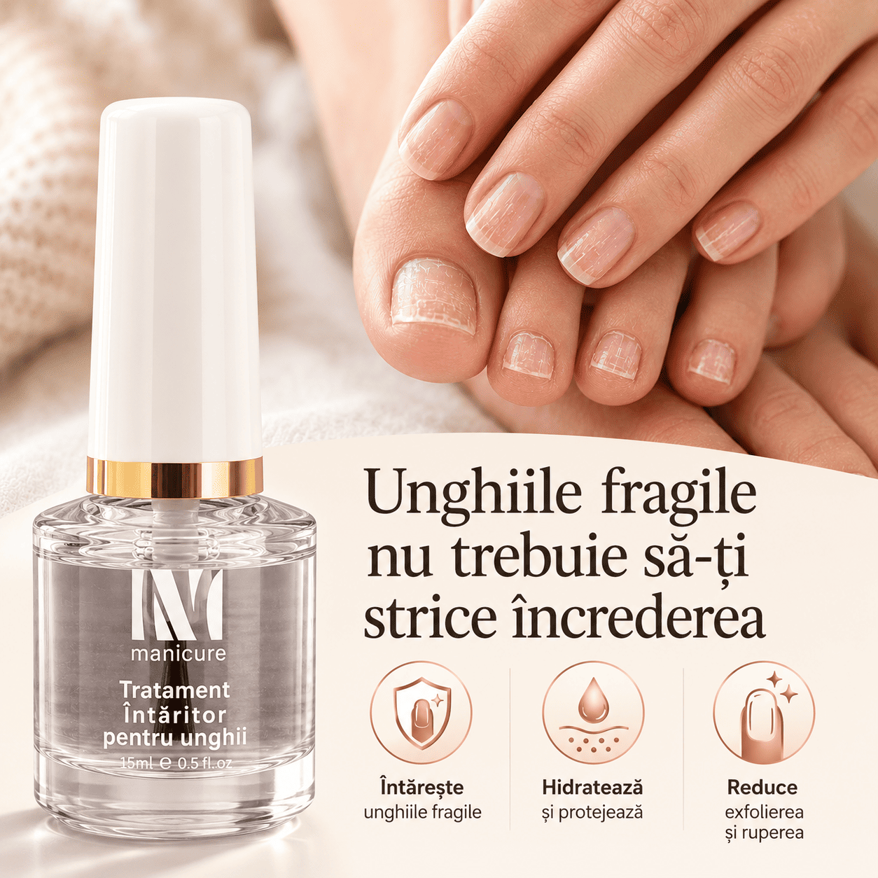 Tratament Întăritor pentru Unghii Fragile