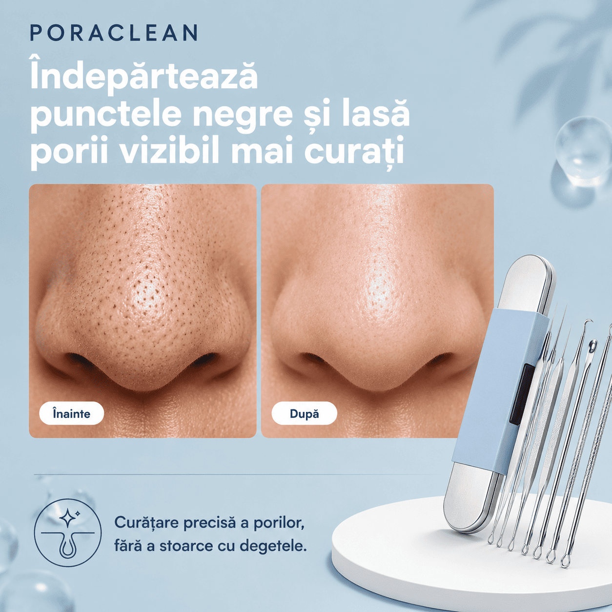 Kit Profesional 7 în 1 pentru Curățarea Porilor - PORACLEAN™