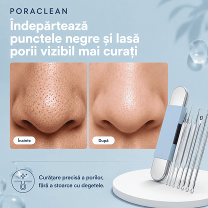 Kit Profesional 7 în 1 pentru Curățarea Porilor - PORACLEAN™