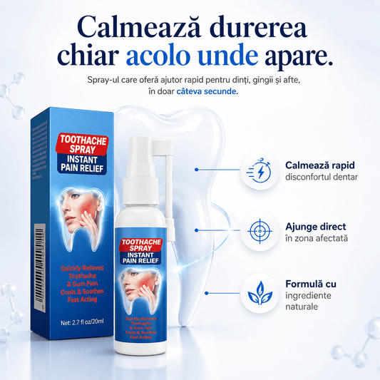 Spray Calmant pentru Dureri Dentare