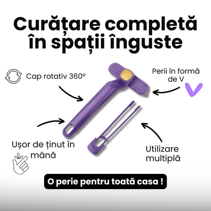 Perie pentru spații înguste - Clevara™