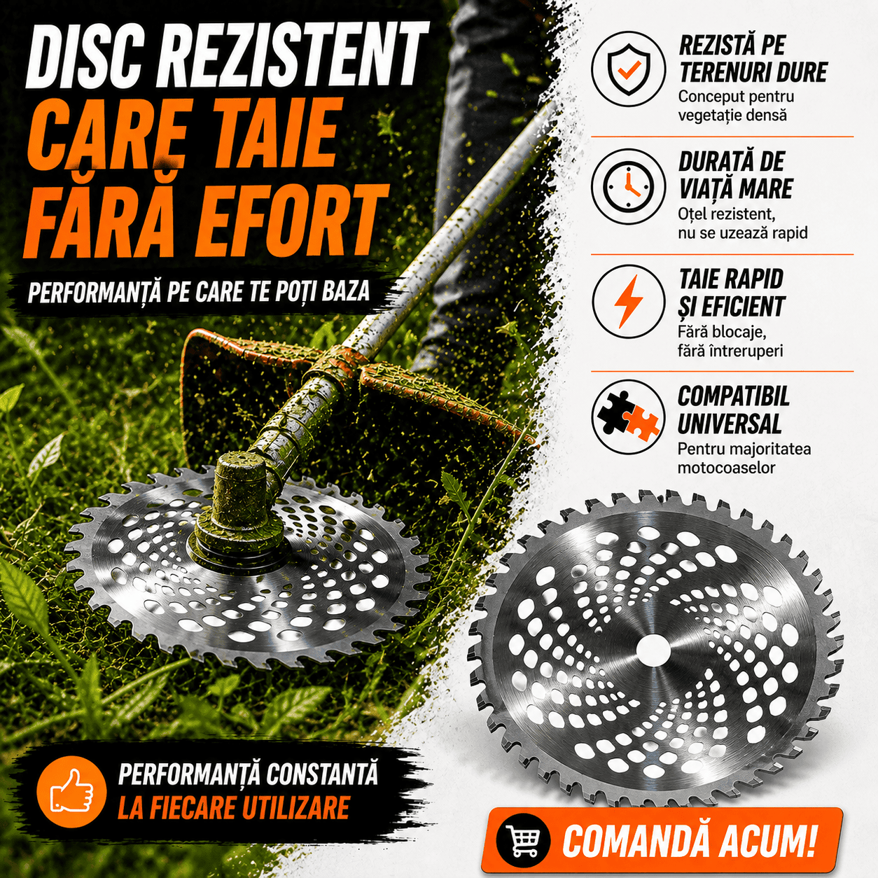 Disc Vidia 40 Dinți - 255 x 25.4 x 40T
