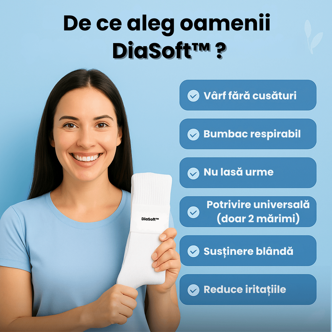 Șosete pentru diabetici - DiaSoft™