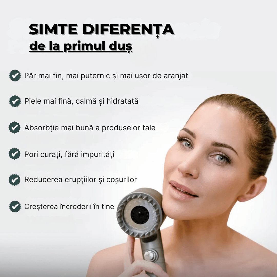 Cap de duș cu filtru Olera™