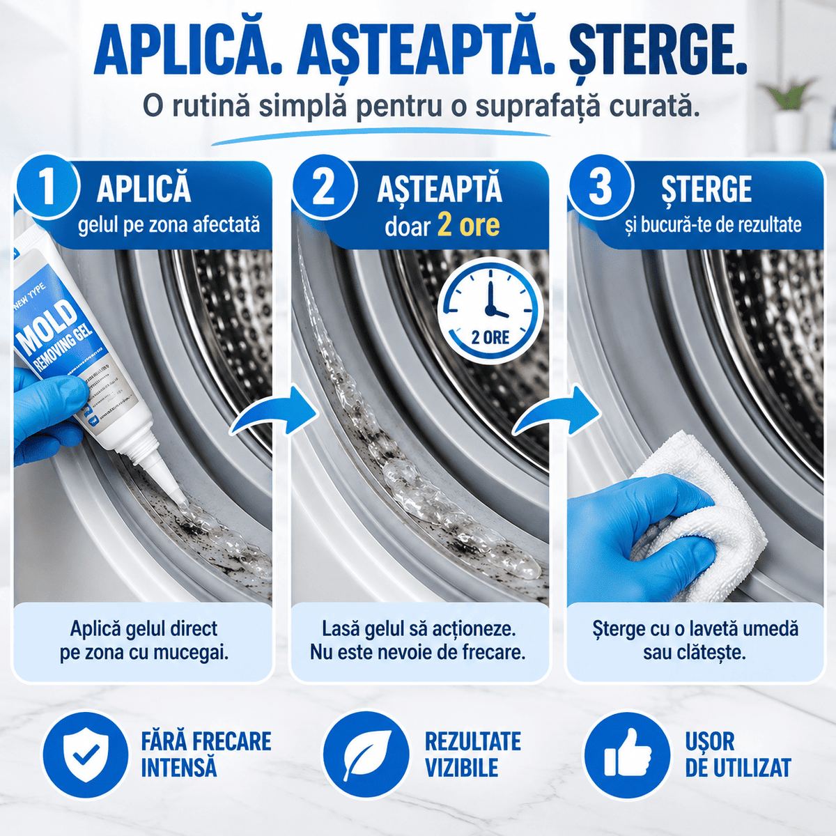 Gel pentru Îndepărtarea Mucegaiului