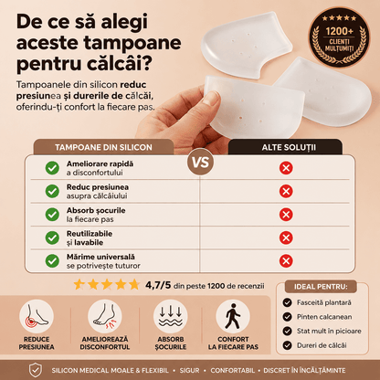 Talonete terapeutice pentru călcâie