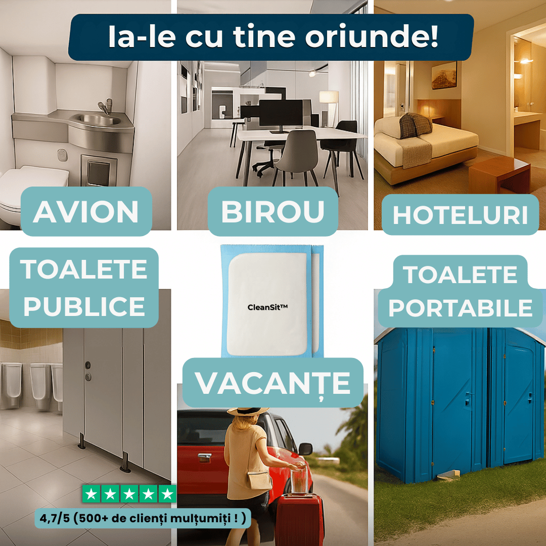 Huse igienice toaletă - CleanSit™