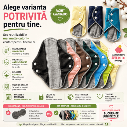 Absorbant Reutilizabil Anti-Scurgeri - Savea™