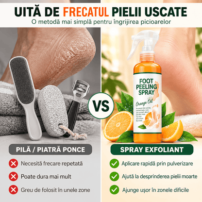 Spray Exfoliant pentru Picioare - 100 ml