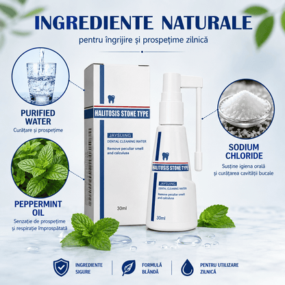 Spray Anti-Halitoză pentru Respirație Proaspătă