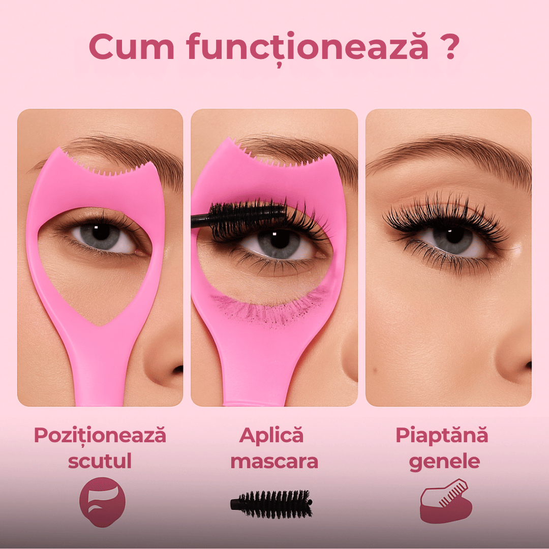 Aplicator rimel 3 în 1 - GlamLook™