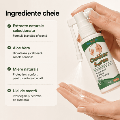 Spray Oral pentru Afte și Disconfort Bucal