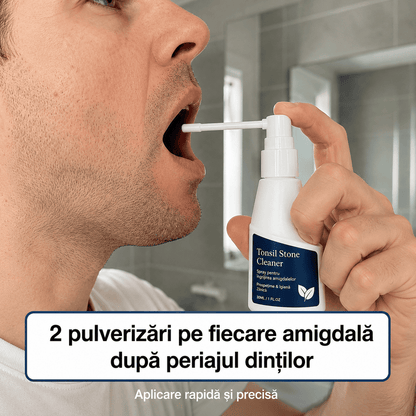 Spray pentru Îndepărtarea Pietrelor Amigdaliene