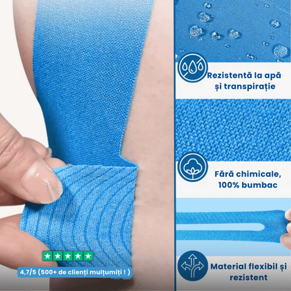Benzi kinesiologice pentru genunchi - KneeTape™