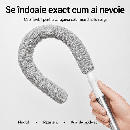 Perie Telescopică pentru Curățarea Spațiilor Greu Accesibile
