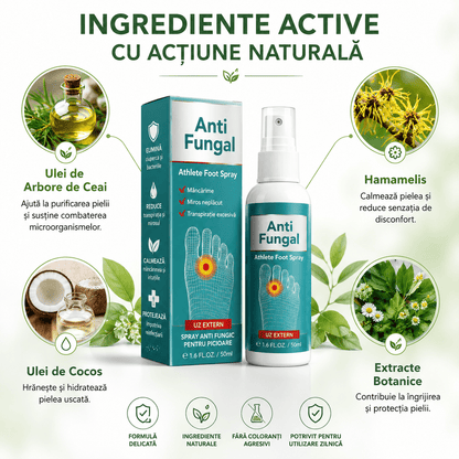Spray pentru Mâncărimea, Mirosul și Disconfortul Picioarelor