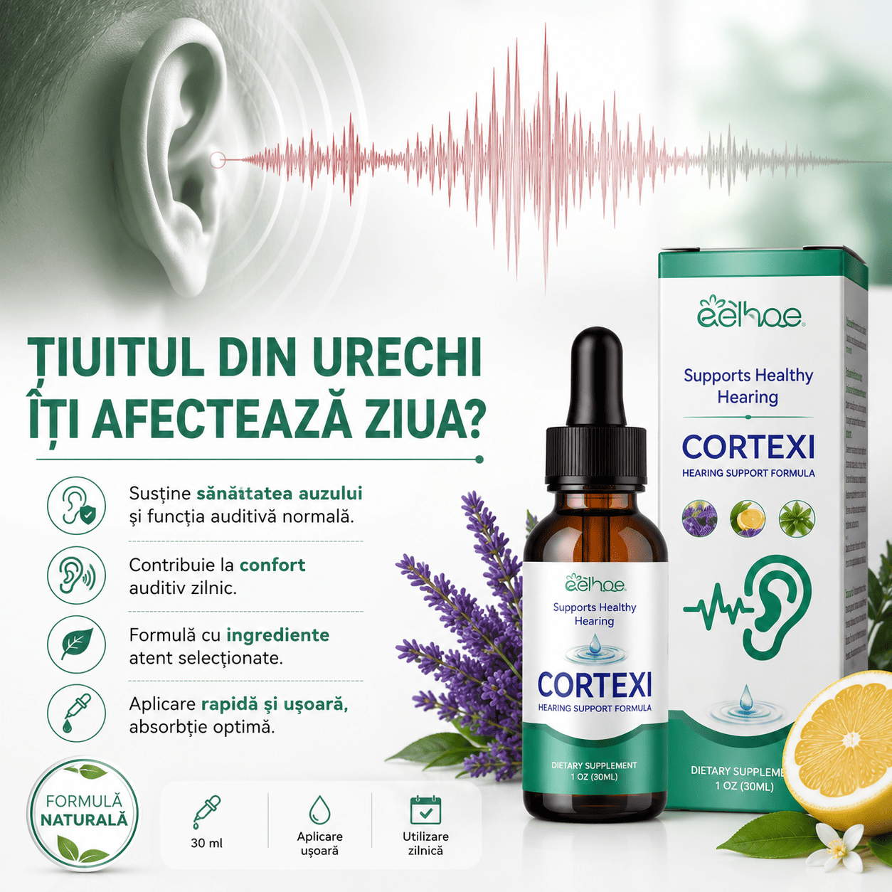 Picături pentru Curățarea Urechilor și Confort Auditiv