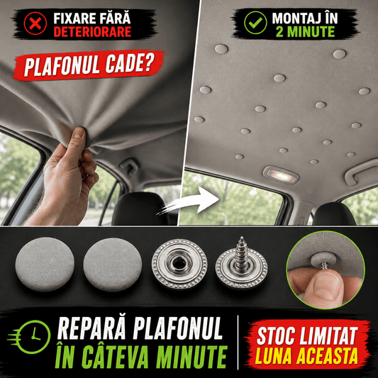 Kit Reparare Plafon Auto (30 Capse)