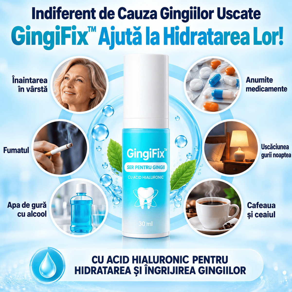 Ser pentru Îngrijirea Gingiilor - GingiFix™