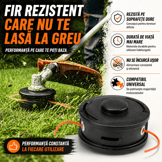 Tambur Rapid cu Fir pentru Motocoasă