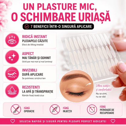 Plasturi Invizibili pentru Ridicarea Pleoapelor - 240 buc.