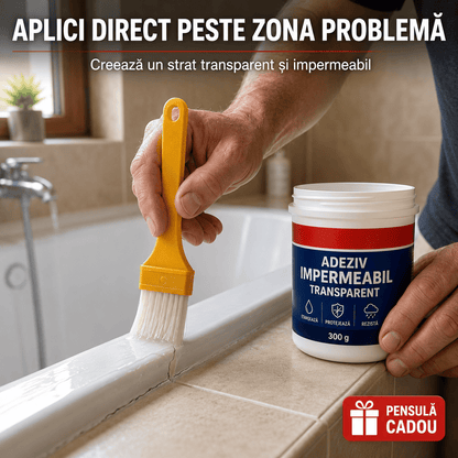 Adeziv Impermeabil Transparent – 300g