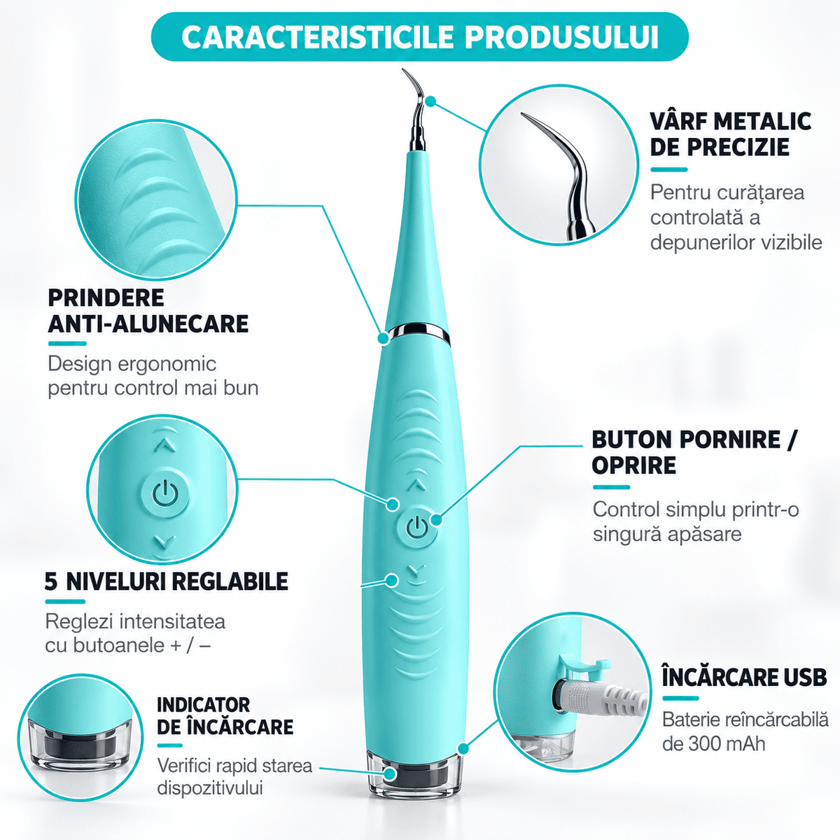 Scaler Dentar Electric - DentaPure™