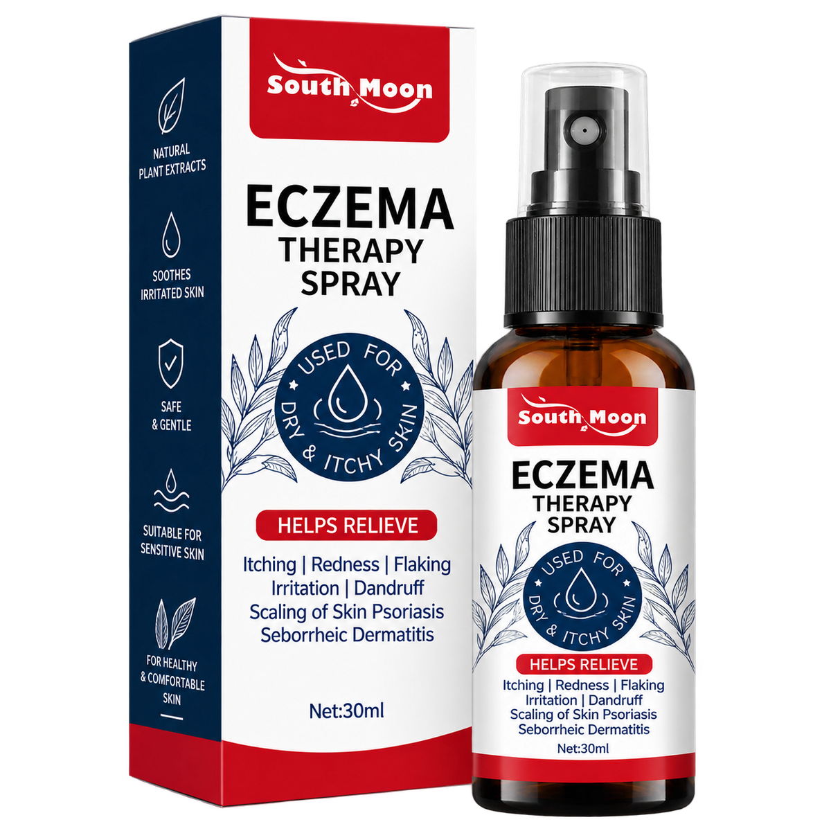 Spray Natural pentru Psoriazis și Mâncărime