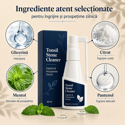 Spray pentru Îndepărtarea Pietrelor Amigdaliene