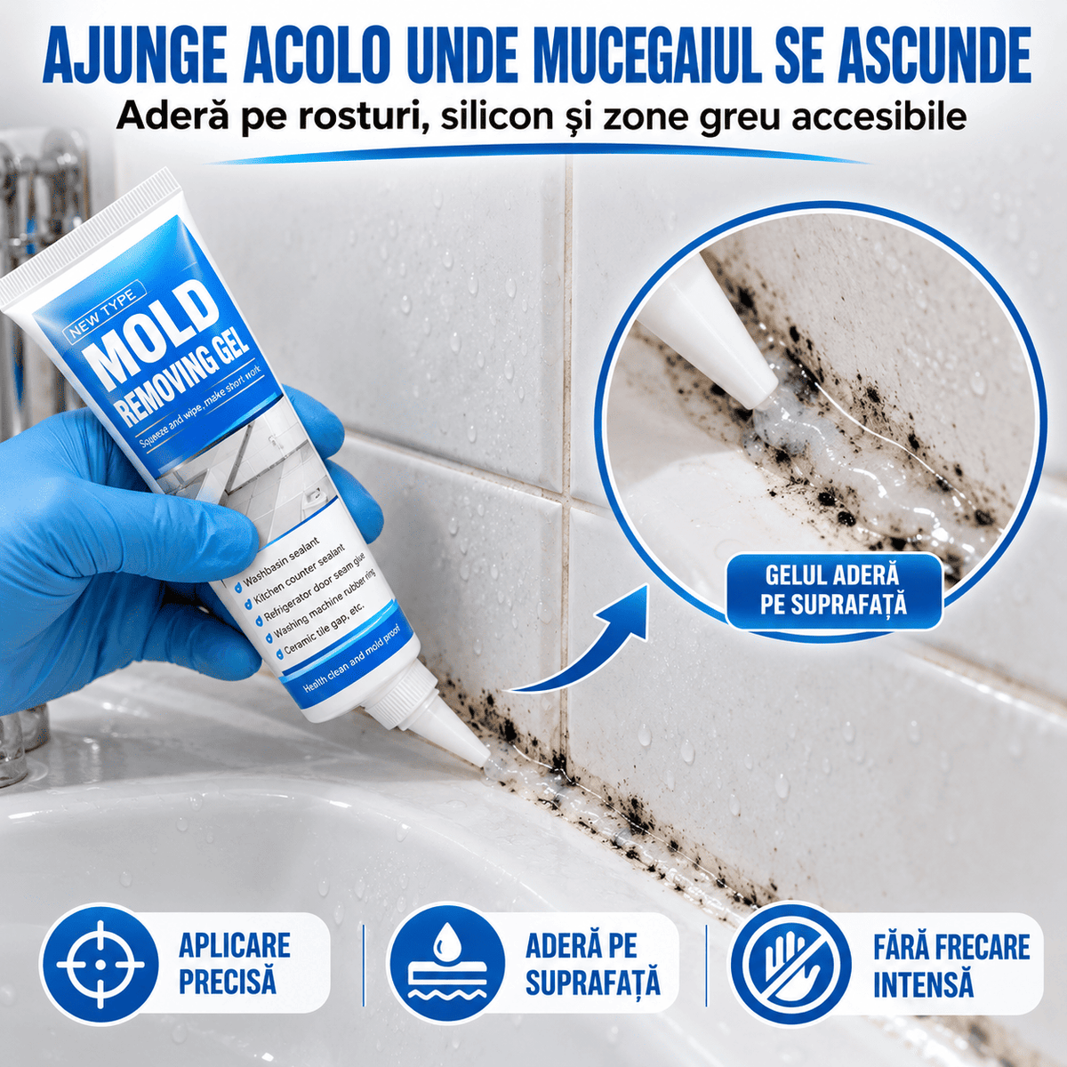 Gel pentru Îndepărtarea Mucegaiului