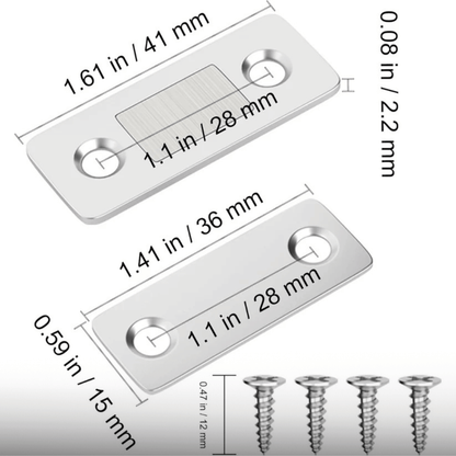 Închizătoare magnetice ultra subțiri