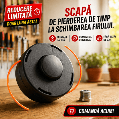 Tambur Rapid cu Fir pentru Motocoasă
