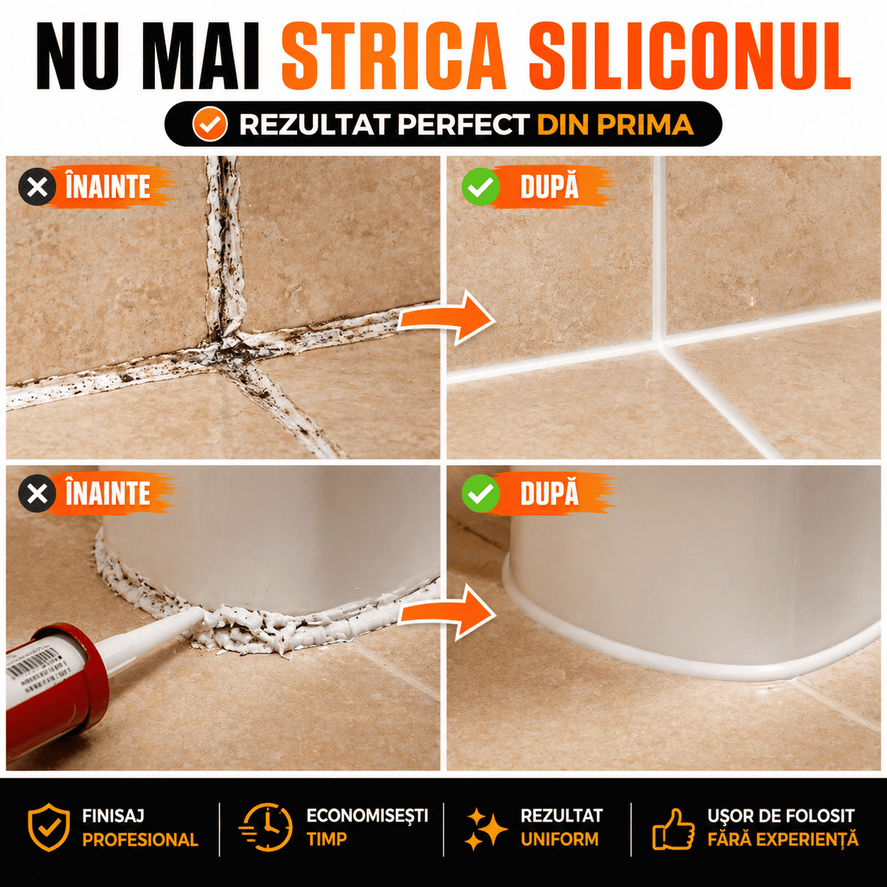 EasySeal™ – Unealtă pentru silicon