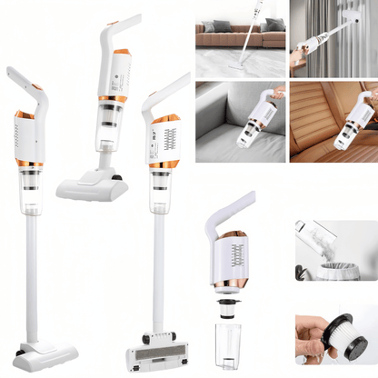 Aspirator vertical 3 în 1 fără fir cu 3 capete