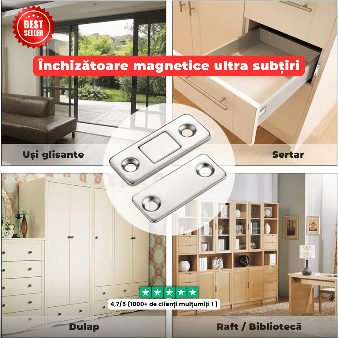 Închizătoare magnetice ultra subțiri
