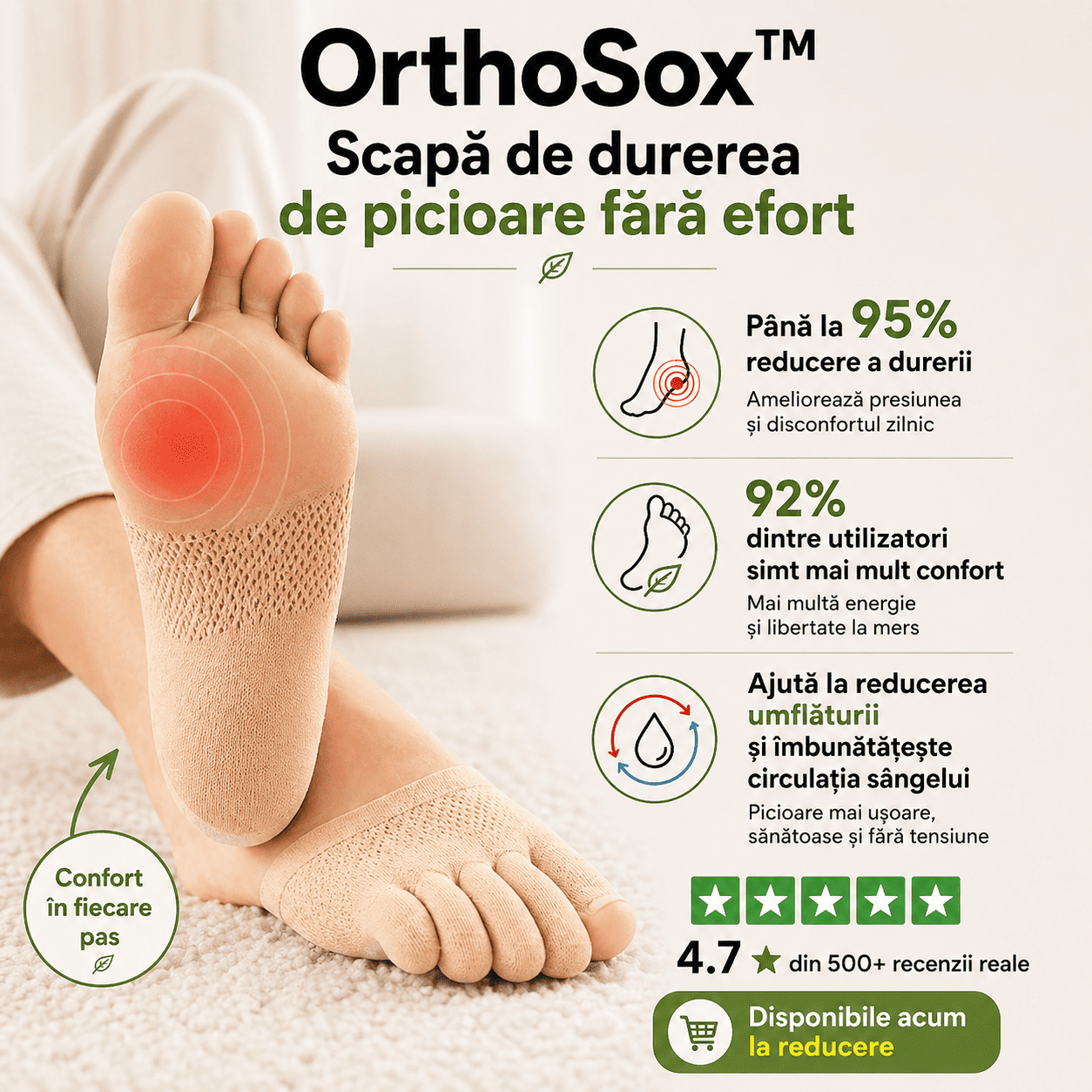 Șosete ortopedice - OrthoSox™