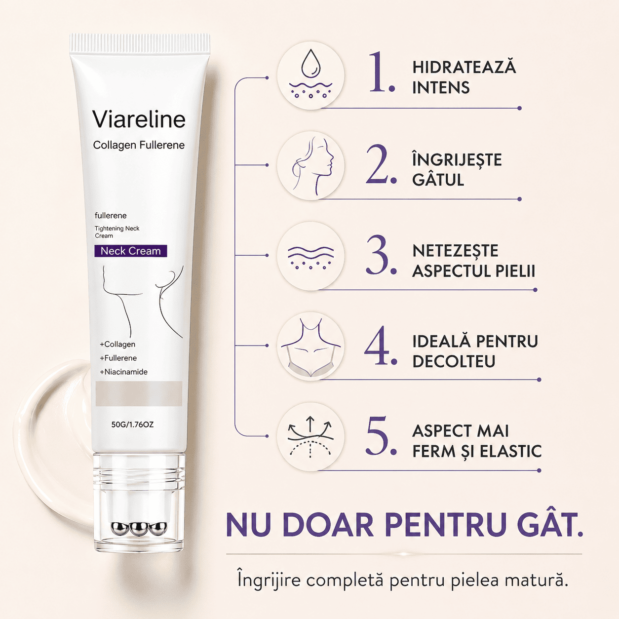 Cremă Pentru Piele Lăsată cu Colagen