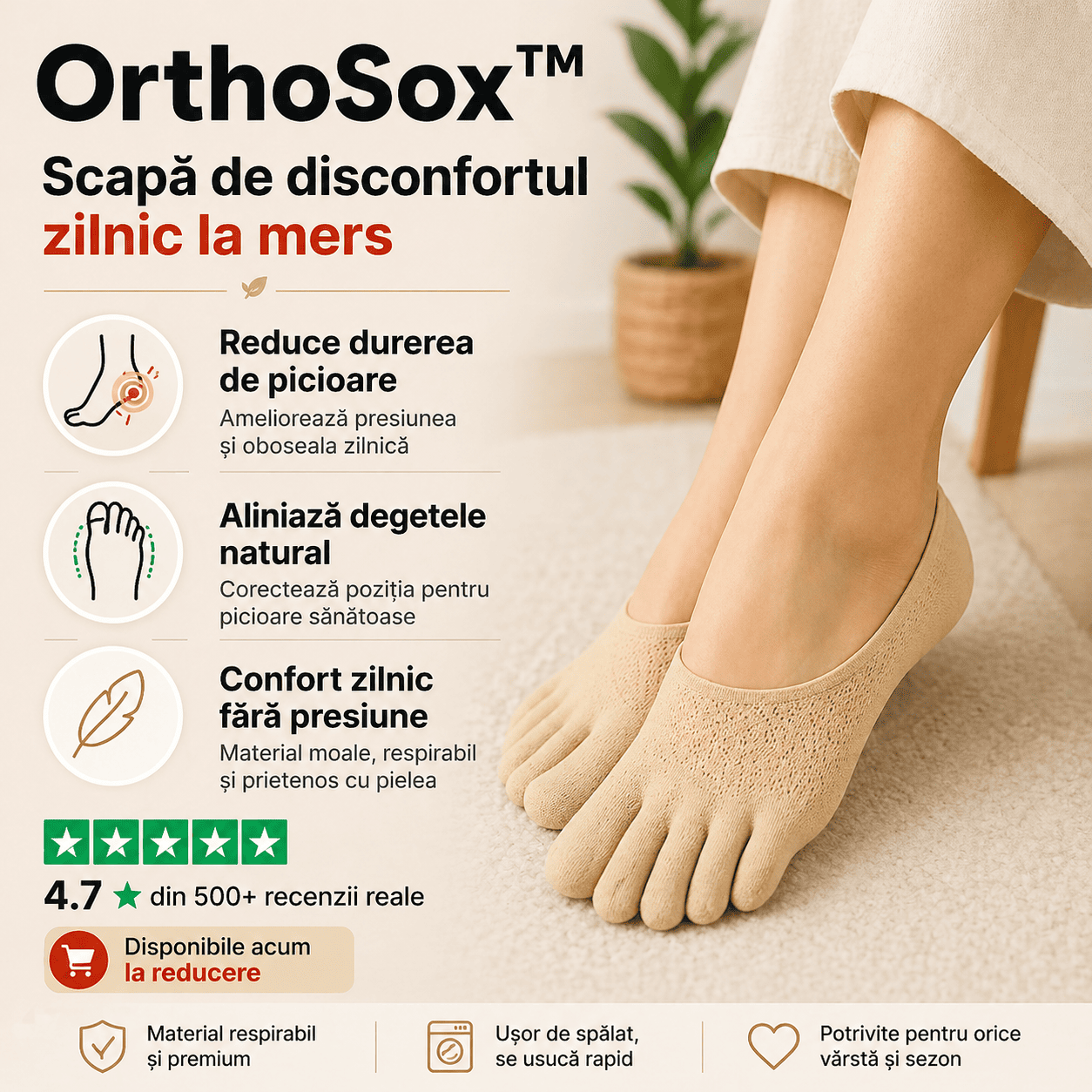 Șosete ortopedice - OrthoSox™