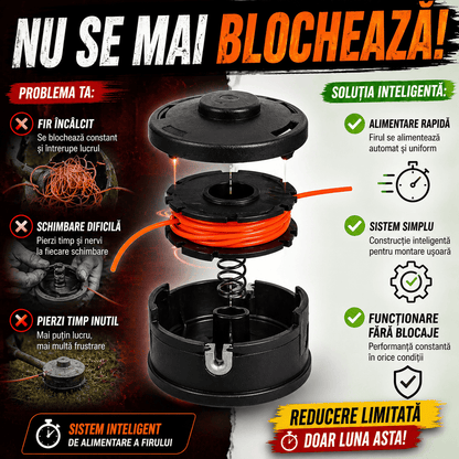 Tambur Rapid cu Fir pentru Motocoasă