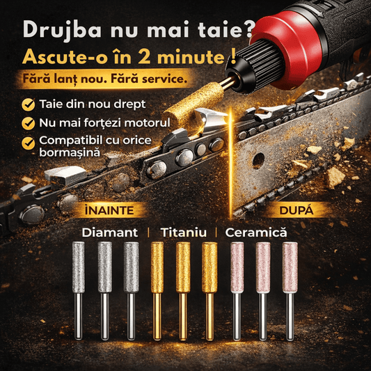 Set 9 Capete pentru Ascuțit Drujba