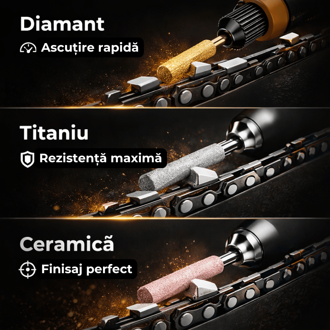 Set 9 Capete pentru Ascuțit Drujba